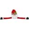 27" Unlit Plush Santa Claus Christmas Tree Topper
